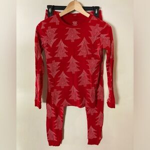 Carters Red Holiday Tree Pajamas - Size 14